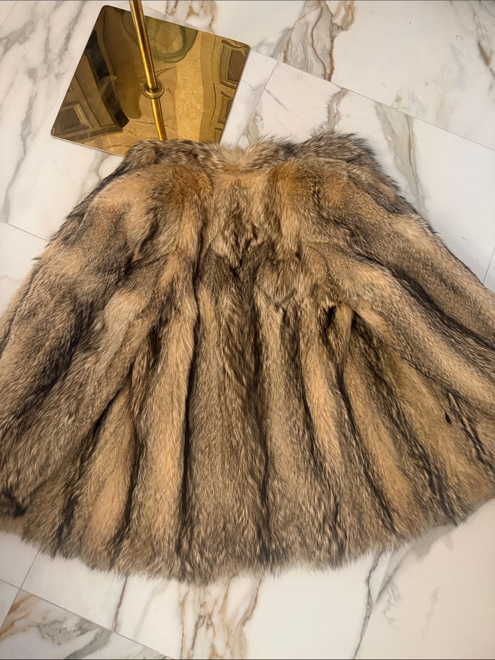 Real Fox fur coat